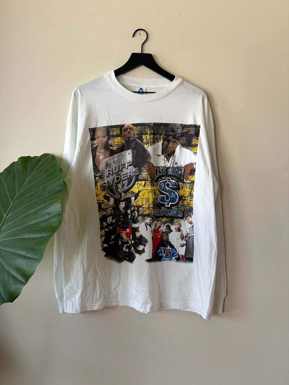Vintage Ruff Ryders Cash Money Rap Tee Tour Long Sleeve XL